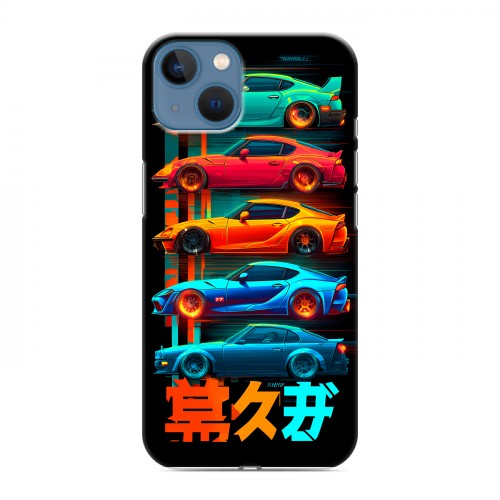 Дизайнерский силиконовый чехол для Iphone 13 машины тачки