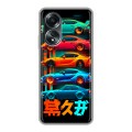 Дизайнерский пластиковый чехол для OPPO A58 4G машины тачки