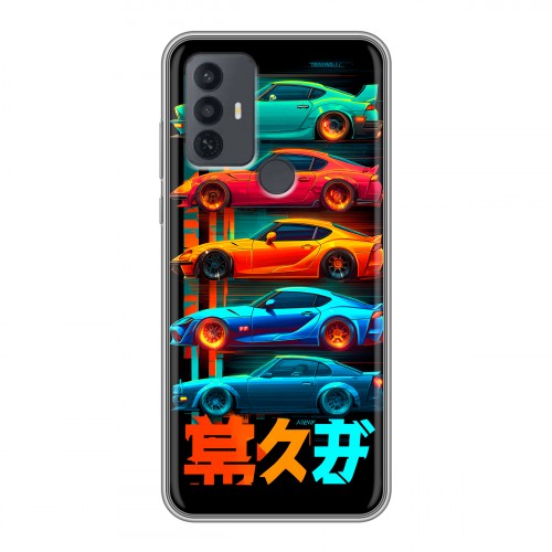 Дизайнерский силиконовый чехол для TCL 30E машины тачки