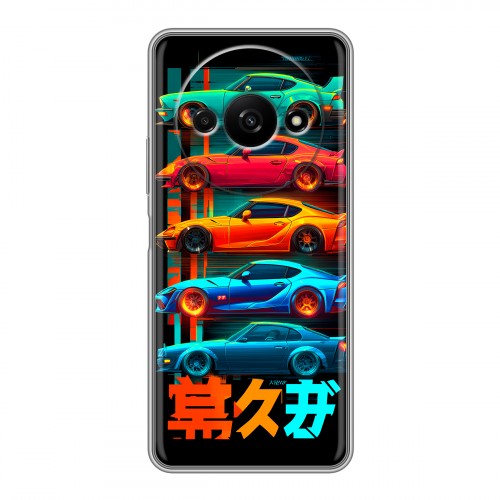 Дизайнерский силиконовый чехол для Xiaomi RedMi A3 машины тачки