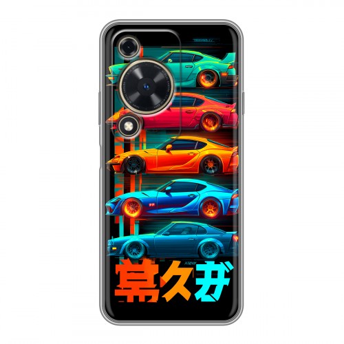 Дизайнерский силиконовый чехол для Huawei Nova Y72 машины тачки