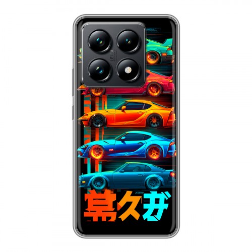 Дизайнерский силиконовый чехол для Xiaomi 14T Pro машины тачки