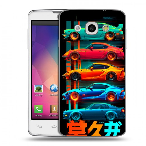 Дизайнерский пластиковый чехол для LG L60 машины тачки