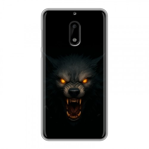 Дизайнерский пластиковый чехол для Nokia 6 Волк