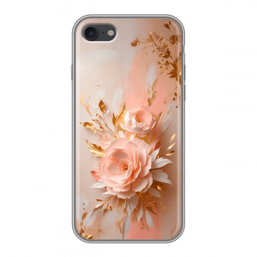 Полупрозрачный дизайнерский силиконовый чехол для Iphone 7 женский