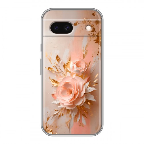 Полупрозрачный дизайнерский пластиковый чехол для Google Pixel 8a женский