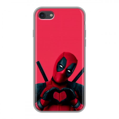 Дизайнерский силиконовый чехол для Iphone 7 Дедпул Deadpool