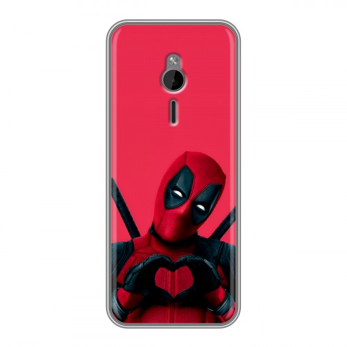 Дизайнерский силиконовый чехол для Nokia 230 Дедпул Deadpool