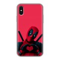 Дизайнерский силиконовый чехол для Iphone x10 Дедпул Deadpool