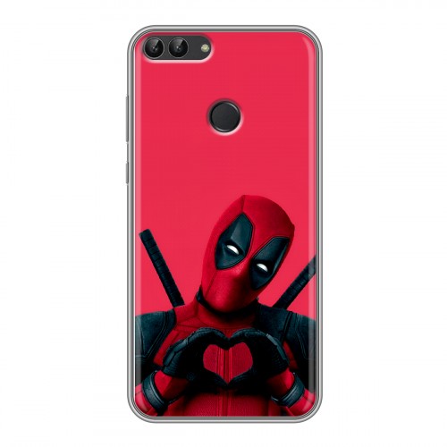 Дизайнерский силиконовый чехол для Huawei P Smart Дедпул Deadpool