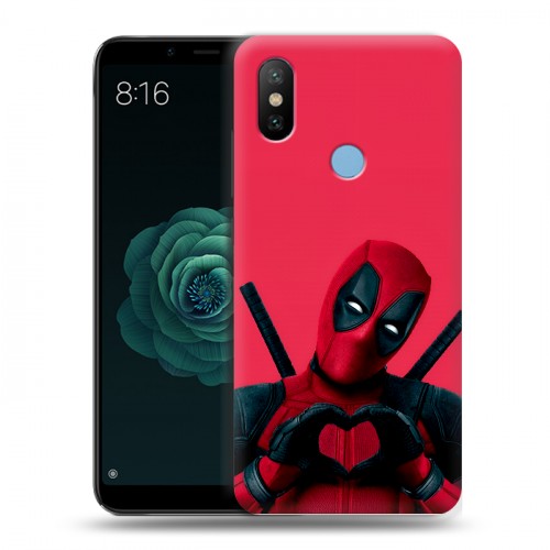 Дизайнерский силиконовый чехол для Xiaomi Mi A2 Дедпул Deadpool