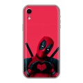 Дизайнерский силиконовый чехол для Iphone Xr Дедпул Deadpool