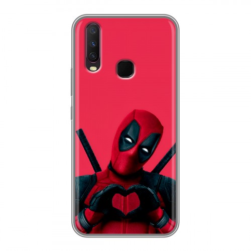 Дизайнерский силиконовый с усиленными углами чехол для Vivo Y17 Дедпул Deadpool