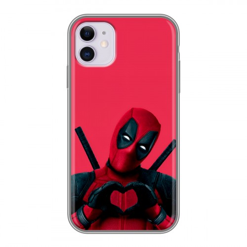 Дизайнерский силиконовый чехол для Iphone 11 Дедпул Deadpool