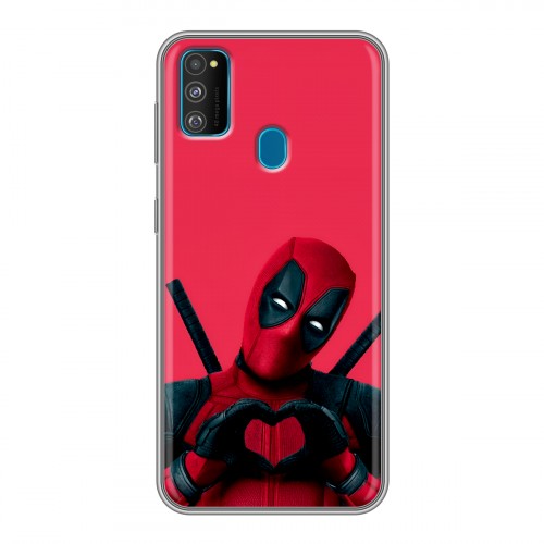 Дизайнерский силиконовый чехол для Samsung Galaxy M30s Дедпул Deadpool