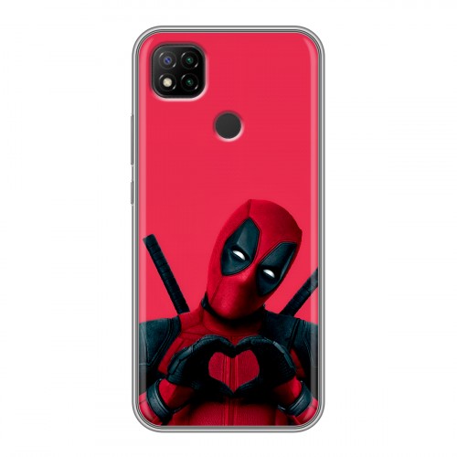 Дизайнерский силиконовый чехол для Xiaomi RedMi 9C Дедпул Deadpool
