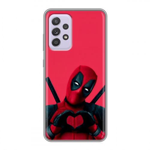Дизайнерский силиконовый чехол для Samsung Galaxy A52 Дедпул Deadpool
