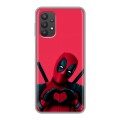 Дизайнерский силиконовый чехол для Samsung Galaxy A32 Дедпул Deadpool