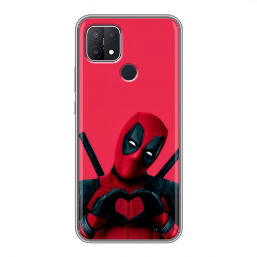 Дизайнерский силиконовый чехол для OPPO A15 Дедпул Deadpool