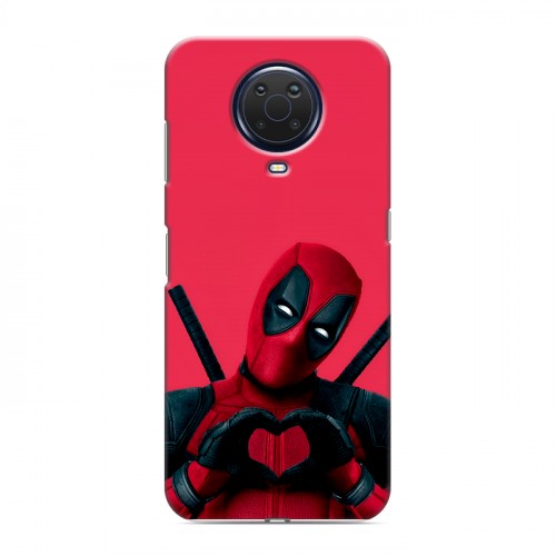 Дизайнерский силиконовый с усиленными углами чехол для Nokia G20 Дедпул Deadpool