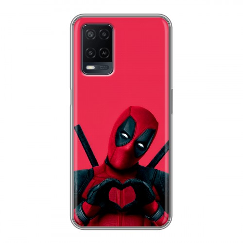 Дизайнерский силиконовый чехол для OPPO A54 Дедпул Deadpool