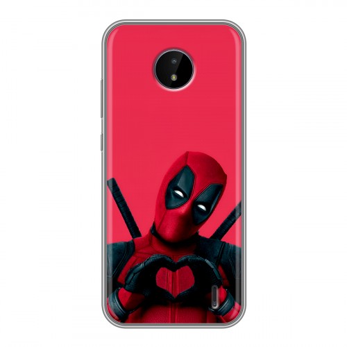 Дизайнерский силиконовый чехол для Nokia C20 Дедпул Deadpool