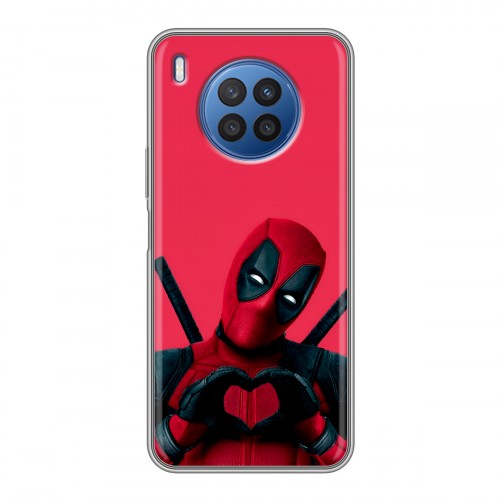 Дизайнерский силиконовый чехол для Huawei Nova 8i Дедпул Deadpool