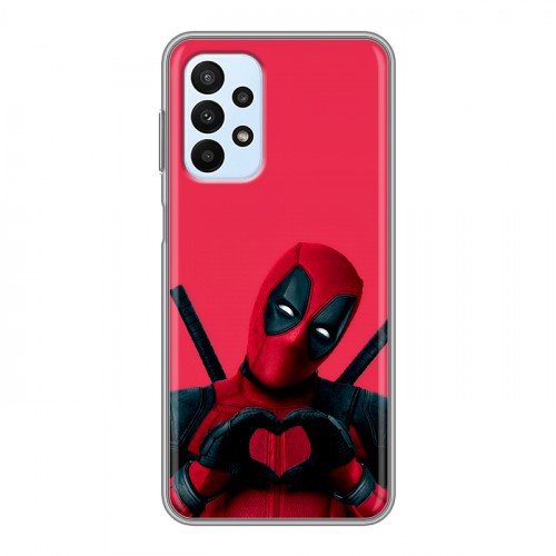Дизайнерский силиконовый чехол для Samsung Galaxy A23 Дедпул Deadpool