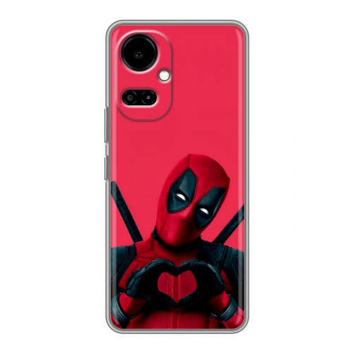 Дизайнерский силиконовый чехол для Tecno Camon 19 Дедпул Deadpool