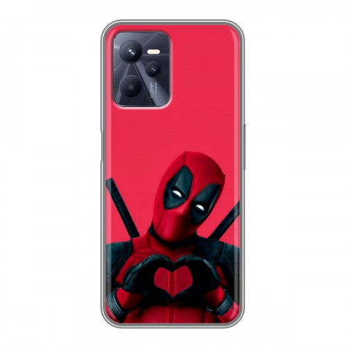 Дизайнерский силиконовый чехол для Realme C35 Дедпул Deadpool