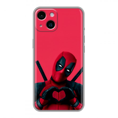 Дизайнерский силиконовый чехол для Iphone 14 Дедпул Deadpool