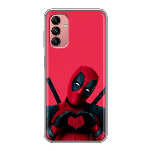 Дизайнерский силиконовый чехол для Samsung Galaxy A04s Дедпул Deadpool