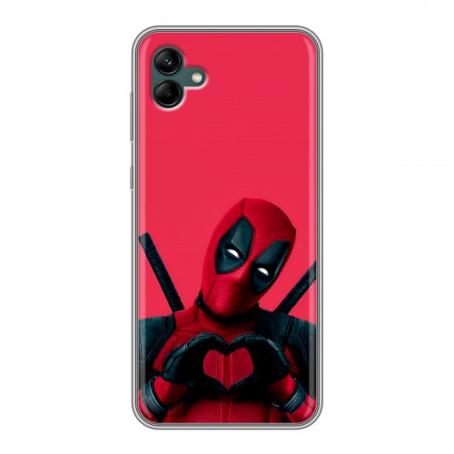 Дизайнерский силиконовый чехол для Samsung Galaxy A04 Дедпул Deadpool