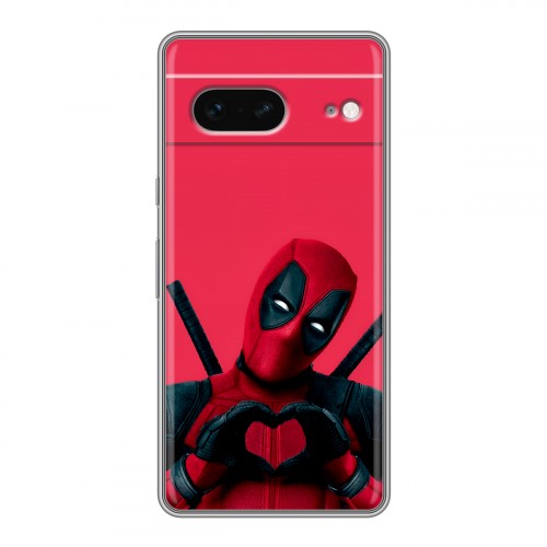 Дизайнерский силиконовый чехол для Google Pixel 7 Дедпул Deadpool