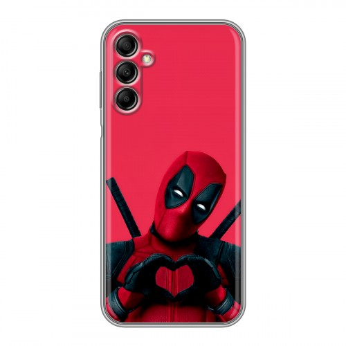 Дизайнерский силиконовый чехол для Samsung Galaxy A14 Дедпул Deadpool