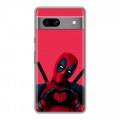 Дизайнерский силиконовый чехол для Google Pixel 7A Дедпул Deadpool