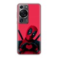 Дизайнерский силиконовый чехол для Huawei P60 Дедпул Deadpool