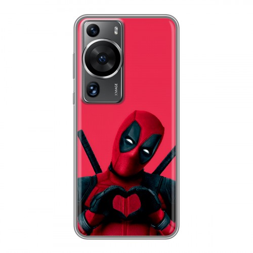 Дизайнерский силиконовый чехол для Huawei P60 Дедпул Deadpool