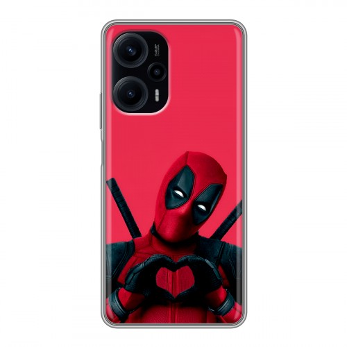 Дизайнерский силиконовый чехол для XIaomi Poco F5 Дедпул Deadpool