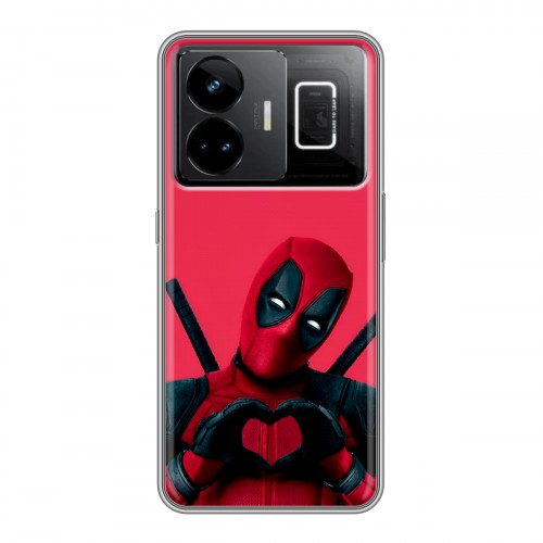Дизайнерский силиконовый чехол для Realme GT3 Дедпул Deadpool