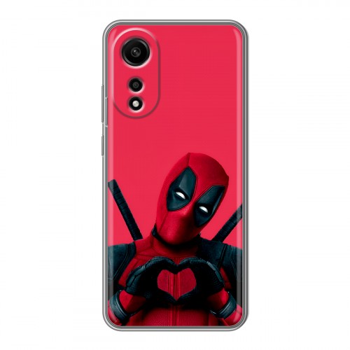 Дизайнерский пластиковый чехол для OPPO A78 4G Дедпул Deadpool