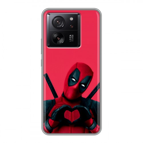Дизайнерский силиконовый чехол для Xiaomi 13T Дедпул Deadpool