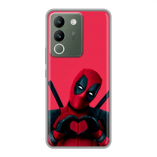 Дизайнерский силиконовый чехол для Vivo V29e Дедпул Deadpool