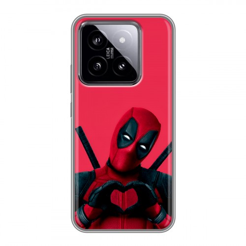 Дизайнерский силиконовый чехол для Xiaomi 14 Дедпул Deadpool