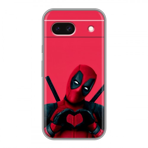 Дизайнерский силиконовый чехол для Google Pixel 8a Дедпул Deadpool
