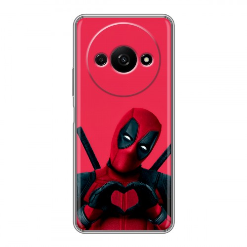 Дизайнерский силиконовый чехол для Xiaomi RedMi A3 Дедпул Deadpool
