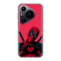 Дизайнерский силиконовый чехол для Huawei Pura 70 Pro Дедпул Deadpool