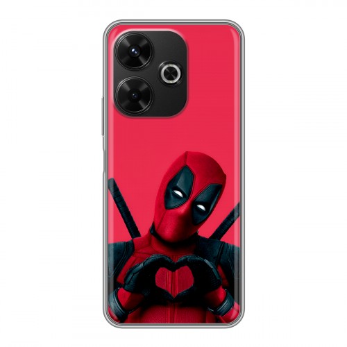 Дизайнерский силиконовый чехол для RedMi 13 4G Дедпул Deadpool