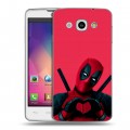 Дизайнерский пластиковый чехол для LG L60 Дедпул Deadpool