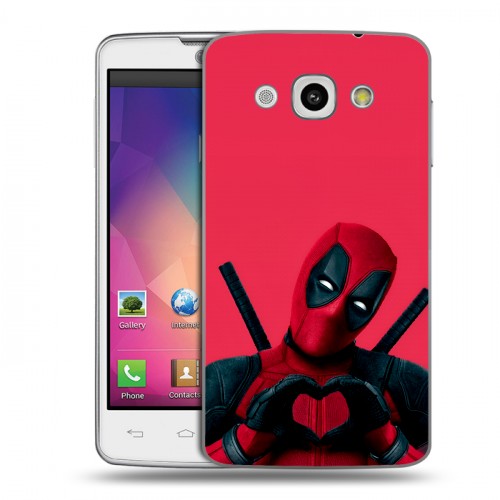 Дизайнерский пластиковый чехол для LG L60 Дедпул Deadpool